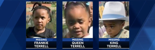 FRANKIE, QUEEN, & KING TERRELL: Missing from Indianapolis, IN - 4 July 2024 - Age 4, 3, & 1 *Found Safe*