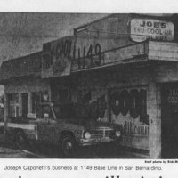 JOSEPH CAPONETTI has been missing from San Bernardino, CA since 10 April 1979.  The 57 year old was last seen at his air conditioning business.