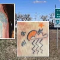 In late April 2026, #JaneDoe was hit by a car on I-25 & remains UNIDENTIFIED in Wyoming.  The tattoo on right is hers, &  left is #JohnDoe - June '26